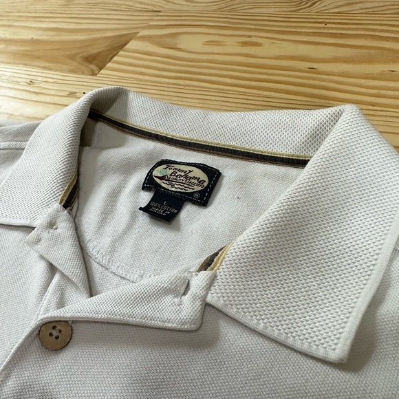 Tommy Bahama White Collared Shirt - Picture 1 of 5